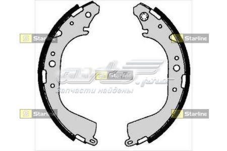 Задние барабанные колодки BC06710 Starline