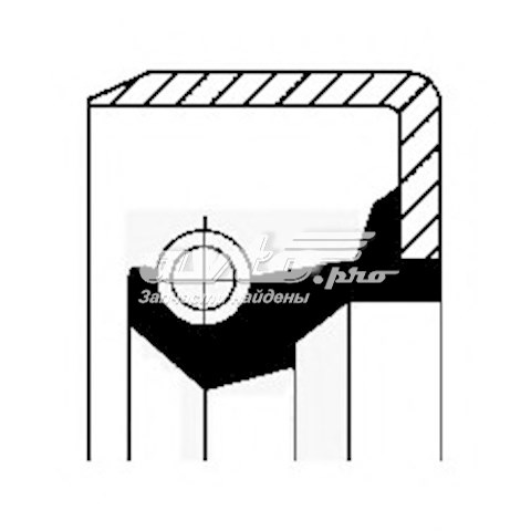 Сальник рулевой рейки/механизма (см. типоразмеры) Corteco 12015564B