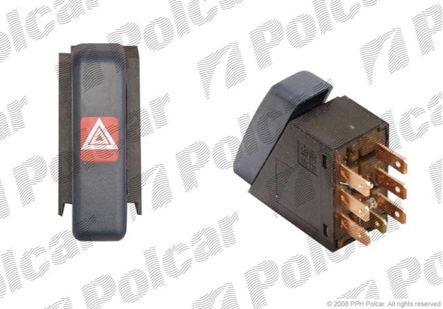Кнопка включения аварийного сигнала Polcar 5514P31