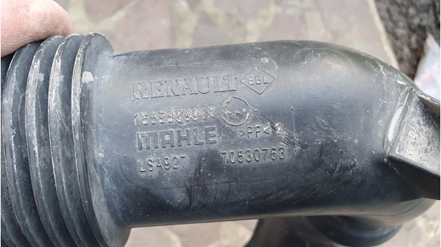 165556691R Renault (RVI) cano derivado de ar, entrada de filtro de ar