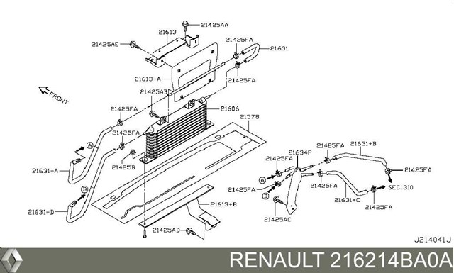 216214BA0A Nissan/Infiniti 