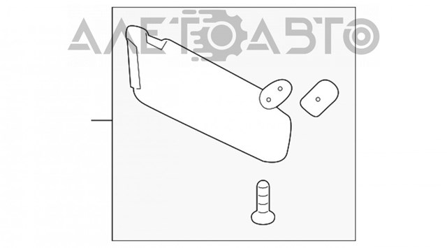 Купить 85220C6010BGA Hyundai/Kia Козырек солнцезащитный
