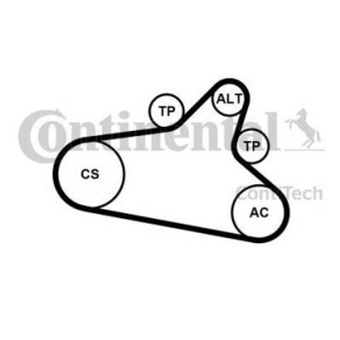 Ремень приводной 6PK1020EXTRAK1 Continental/Siemens