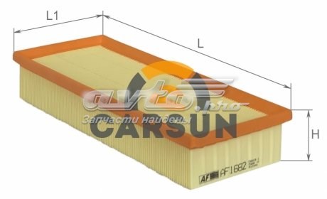 Купить AF1682 Alpha Filter Автомобильный фильтр воздуха