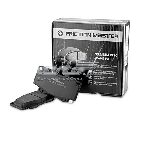 MKD1245 Friction Master колодки тормозные передние дисковые