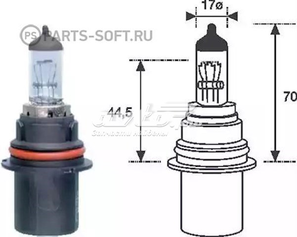 Лампочка галогенная 2555200000 Magneti Marelli