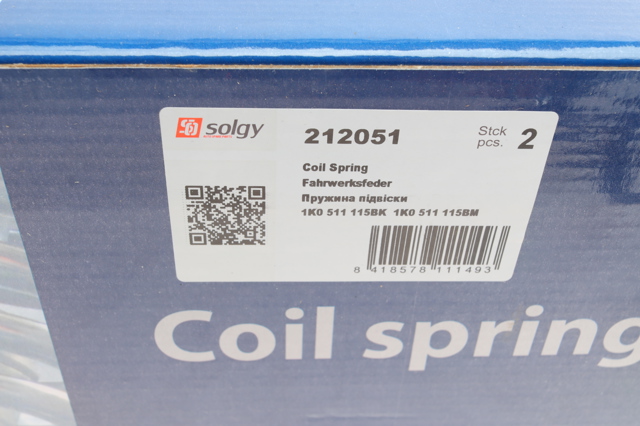 Пружина амортизатора Solgy 212051 цена, от 17.56 USD