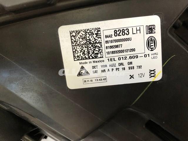 Фара левая General Motors 84428283 цена, от 252.74 USD