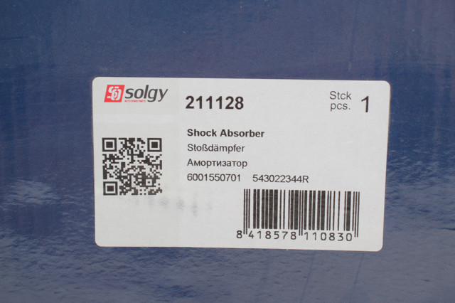Амортизаторы передние Solgy 211128