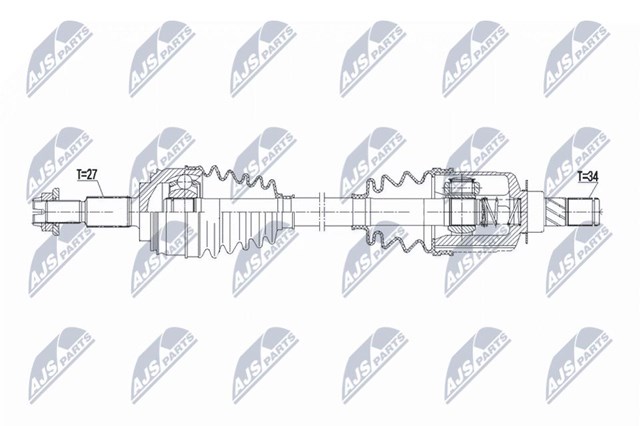 Купить 391015201R Renault (RVI) Привод в сборе левый