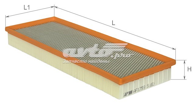 Элемент воздушного фильтра Alpha Filter AF1793S цена, от 6.25 USD