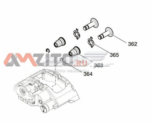 Ремкомплект суппортов BPW 9801076300 цена, от 17.72 USD