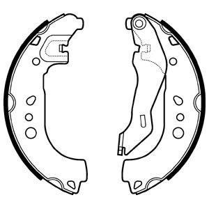 Колодки гальмові задні, барабанні LS2107 DELPHI