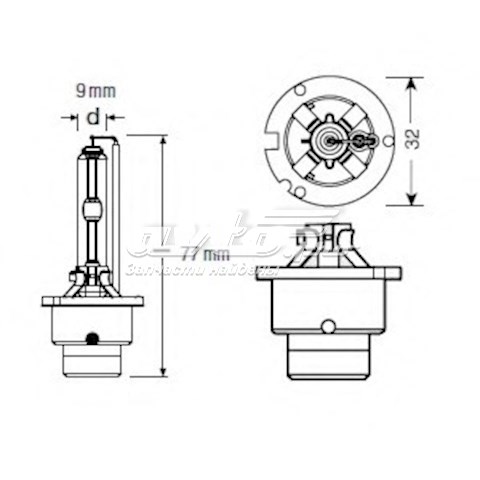 Лампочка ксеноновая 66240XNBHCB OSRAM