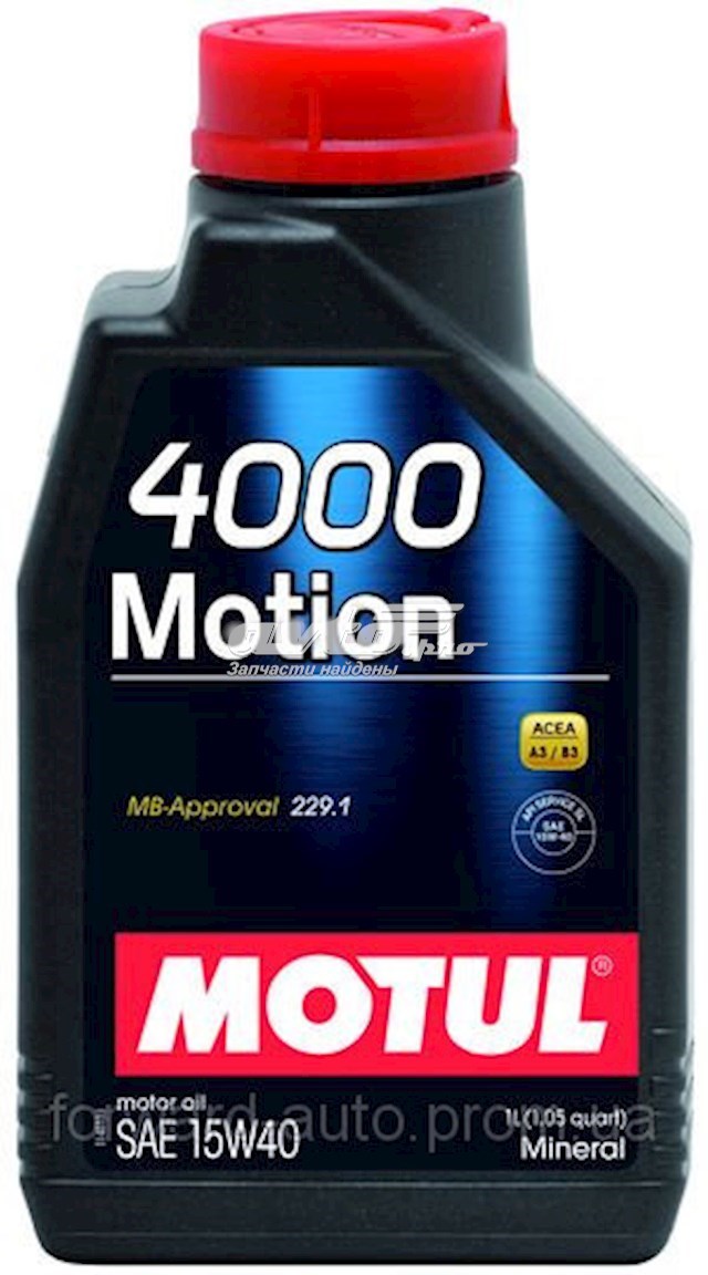 Масло моторное MOTUL 386401