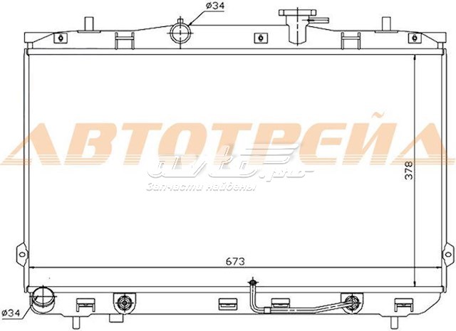 Радиатор SGHY0003 SAT