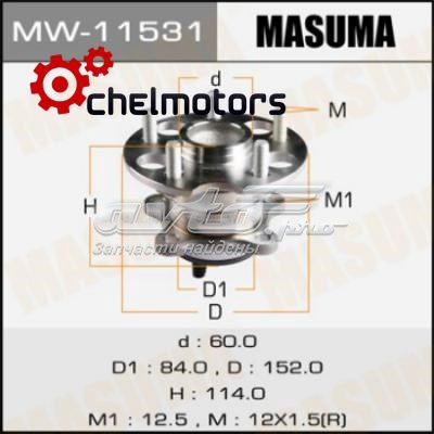 Ступица задняя левая Masuma MW11531