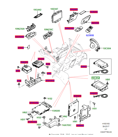 LR085469 Land Rover 