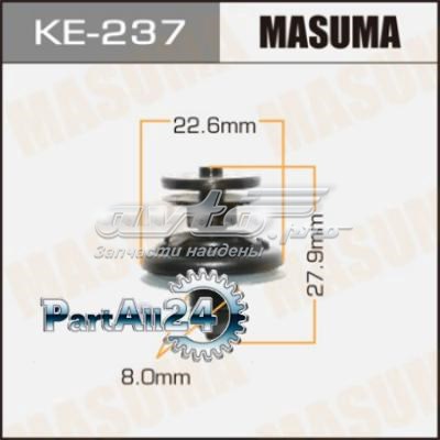KE237 Masuma Пистон (клип) крепления обшивки двери