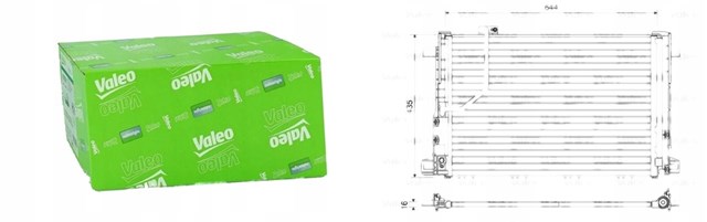 Купить 814044 VALEO Радиатор системы охлаждения кондиционера