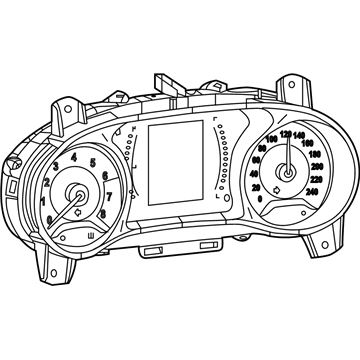 Панель приборов 5UT89DX9AJ Chrysler