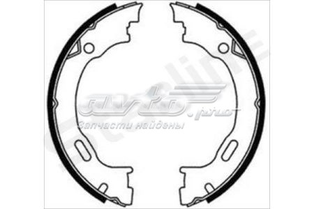 Колодки стояночного тормоза Starline BC08720
