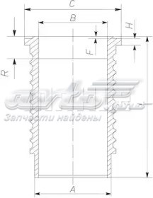 Гільза поршнева 227WN6501 MAHLE