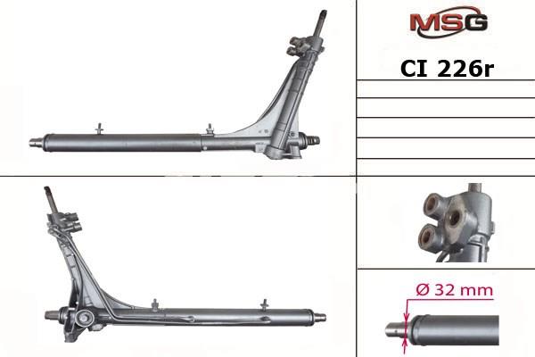 Реечный рулевой механизм MSG CI226R цена, от 312.78 USD