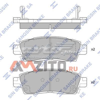 Задние тормозные колодки SP1783 Sangsin