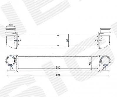 Купить 2022J81 Polcar Интеркулер
