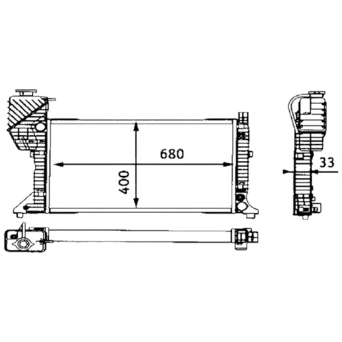 Купить R20048 Sato Tech Радиатор водяной