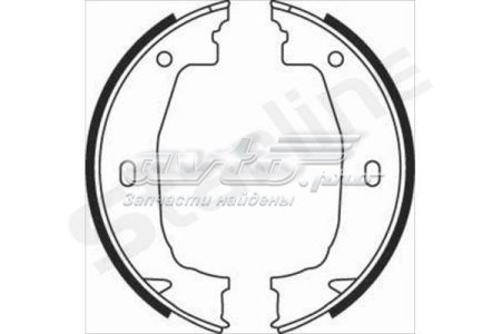 Колодки ручника BC08100 Starline