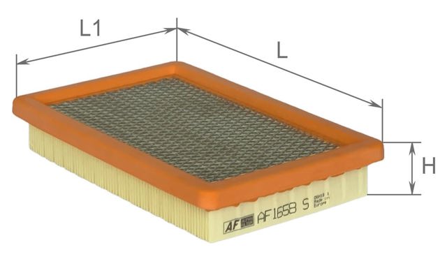 Купить AF1658S Alpha Filter Автомобильный фильтр воздуха