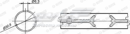 Втулка шатуна 553635SEMI Glyco