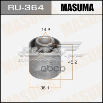 Сайлентблок цапфы задней RU364 Masuma