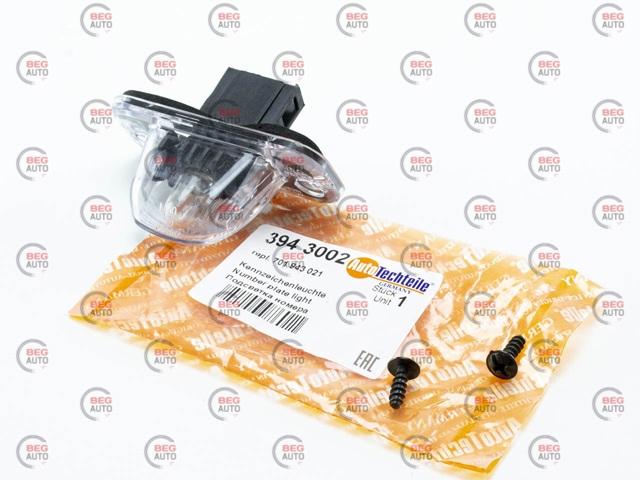 Фонарь подсветки заднего номера Autotechteile 3943002 цена, от 7.67 USD