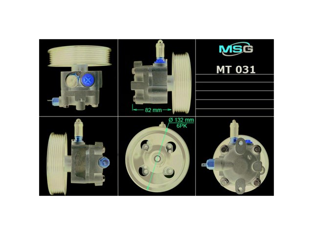 Ремкомплект насосу гідропідсилювача керма MT028PIPE MS GROUP