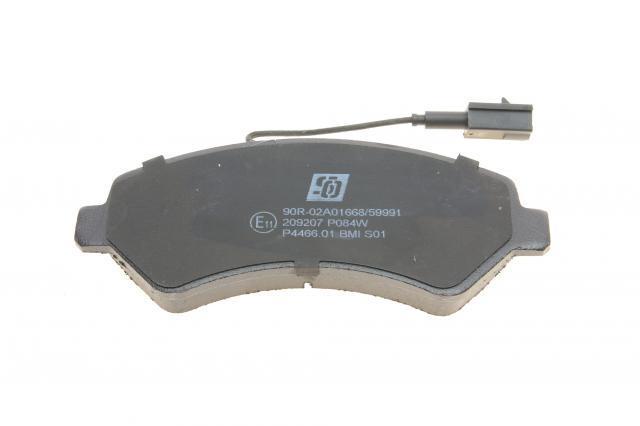 Передние тормозные колодки 209207 Solgy
