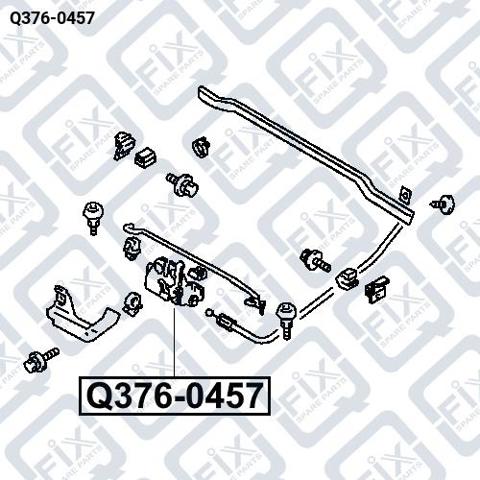 Замок капота Q-fix Q3760457 цена, от 19.11 USD