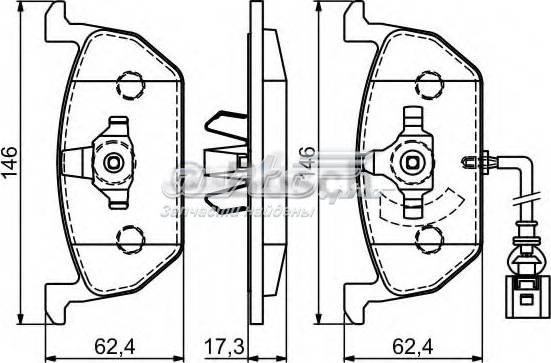 Колодки Bosch 986494721 цена, от 28.84 USD