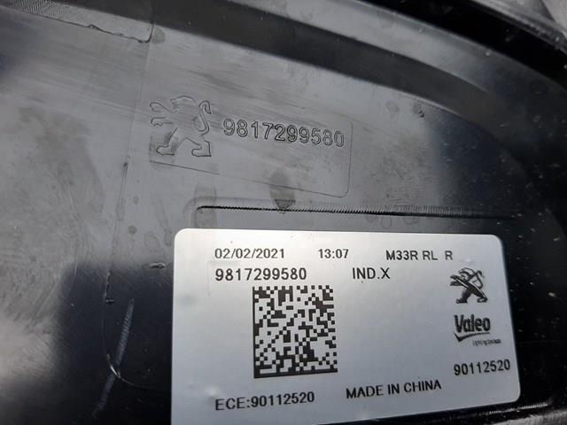 Задний фонарь 9817299580 Peugeot/Citroen