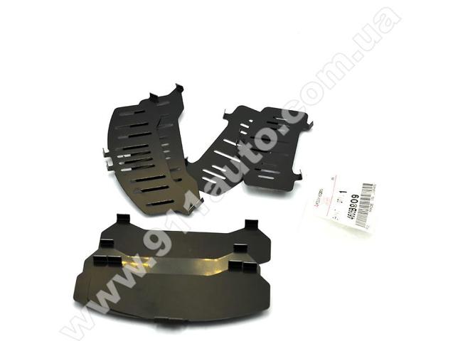 Купить 4605B909 Mitsubishi Пластина противоскрипная крепления тормозной колодки передней