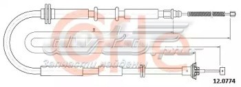 120774 Cofle cabo traseiro direito/esquerdo do freio de estacionamento