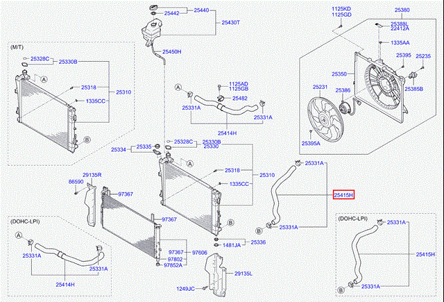 Нижний шлаг радиатора охлаждения PXNLA248L Parts-Mall