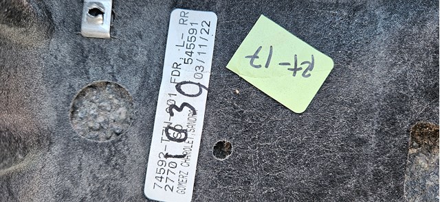  Honda 74592T7WA01