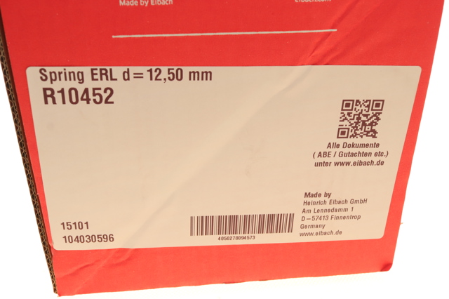 Передняя пружина R10452 Eibach