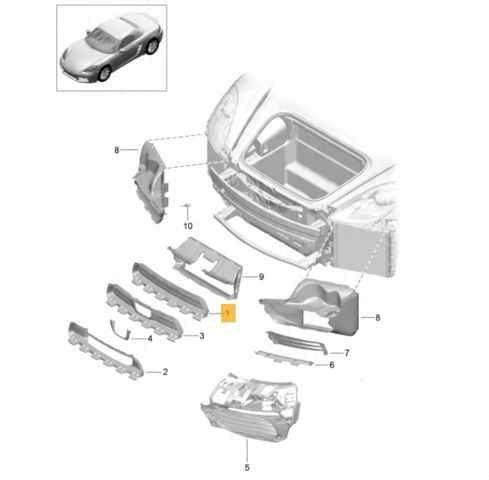  Porsche 982807681AOK1