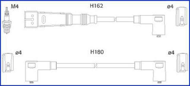 Высоковольтные провода 134784 Hitachi