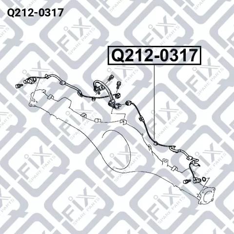 Датчик ABS задний левый Q-fix Q2120317