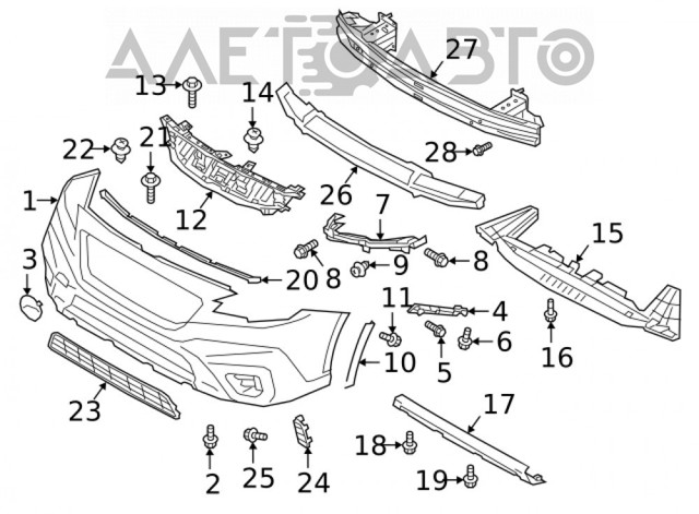  57707AN05A Subaru